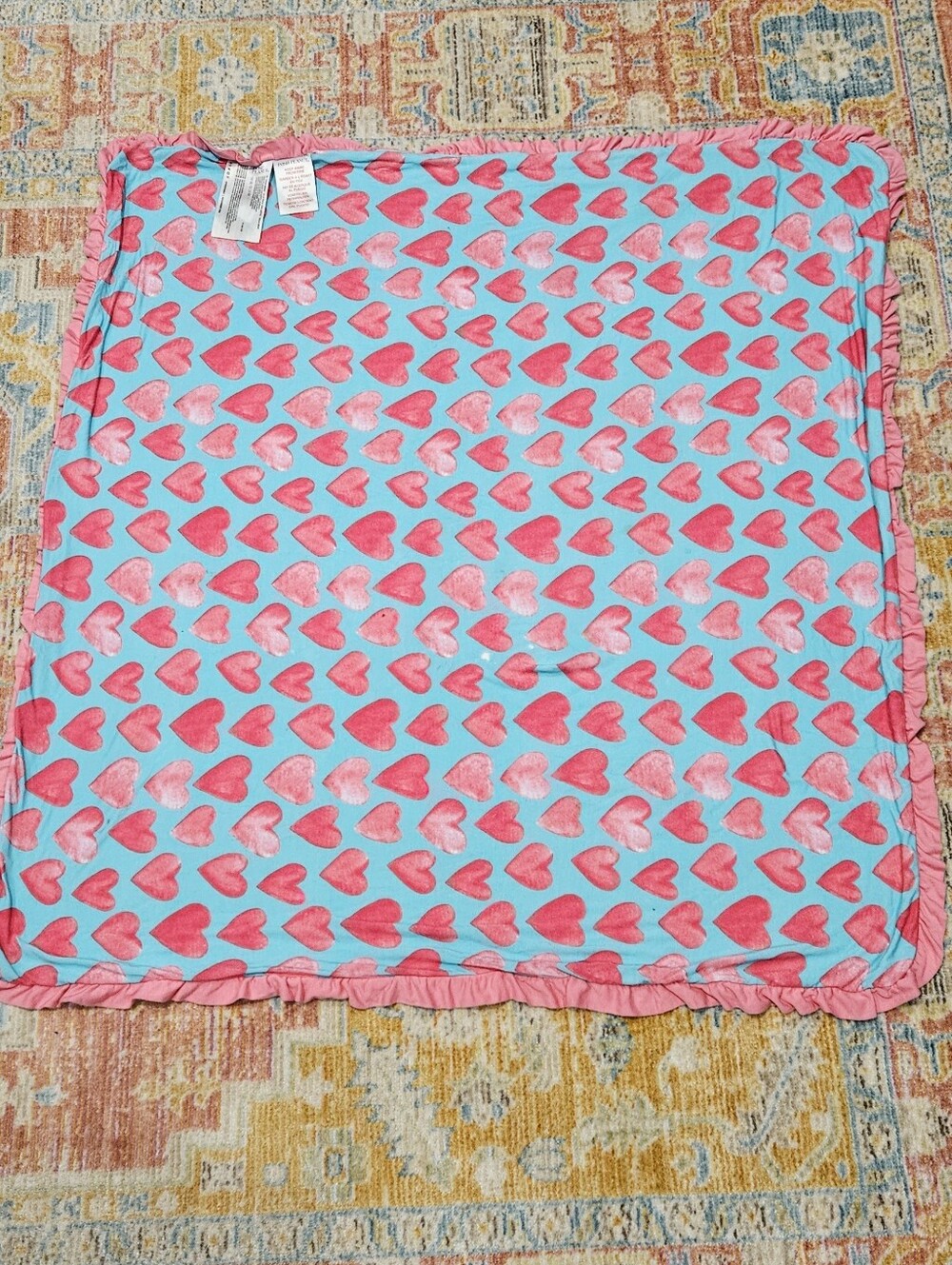 QOH & Ashley Ruffled Luxette Patoo - Reversible Bamboo Blanket
